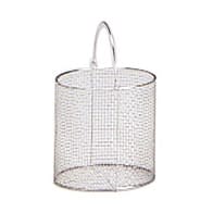 洗浄カゴ(丸型)SS 04-2245-00 三和化研工業 200XH200MM