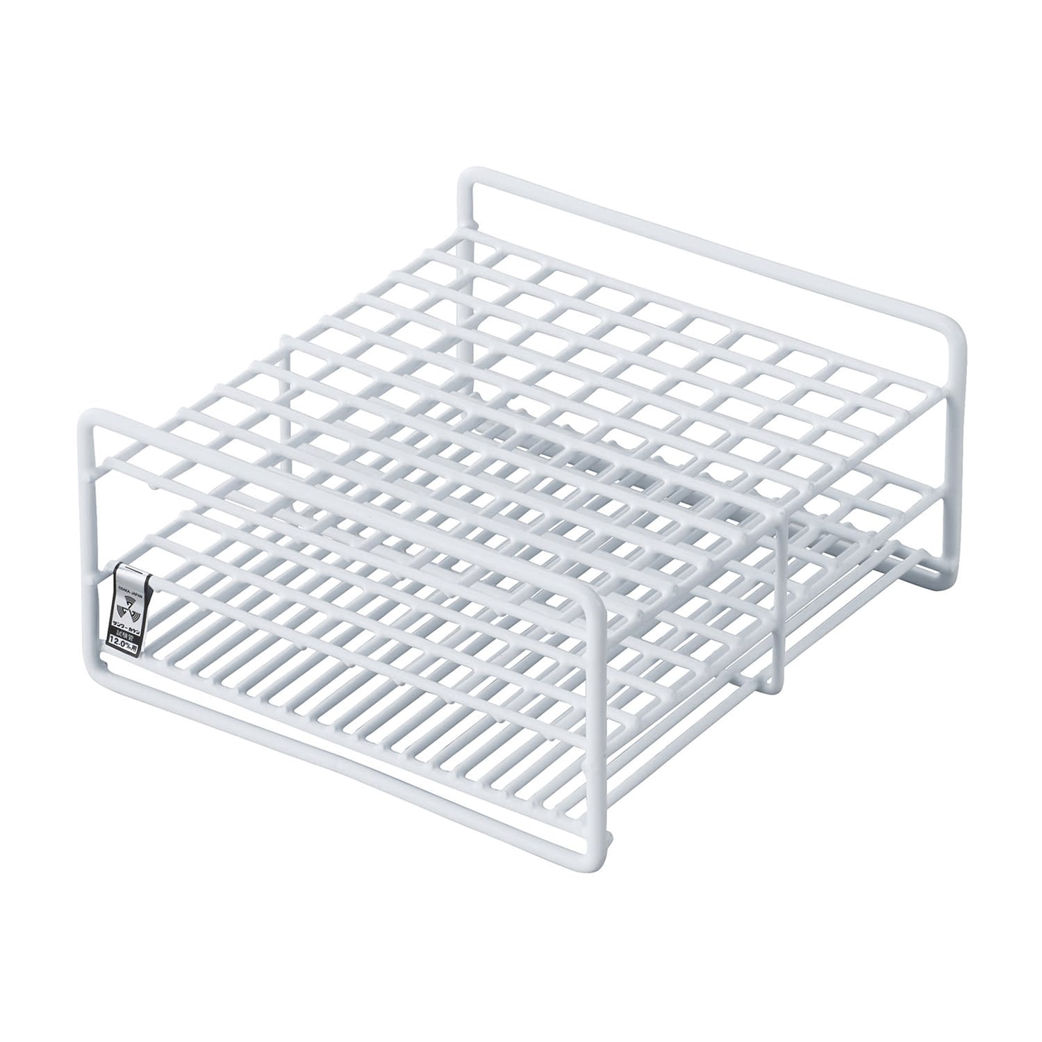 試験管立(12mm用)100本立 φ12mm用×100本立 10-2850-01 三和化研工業 SC12-100(10X10)55MM