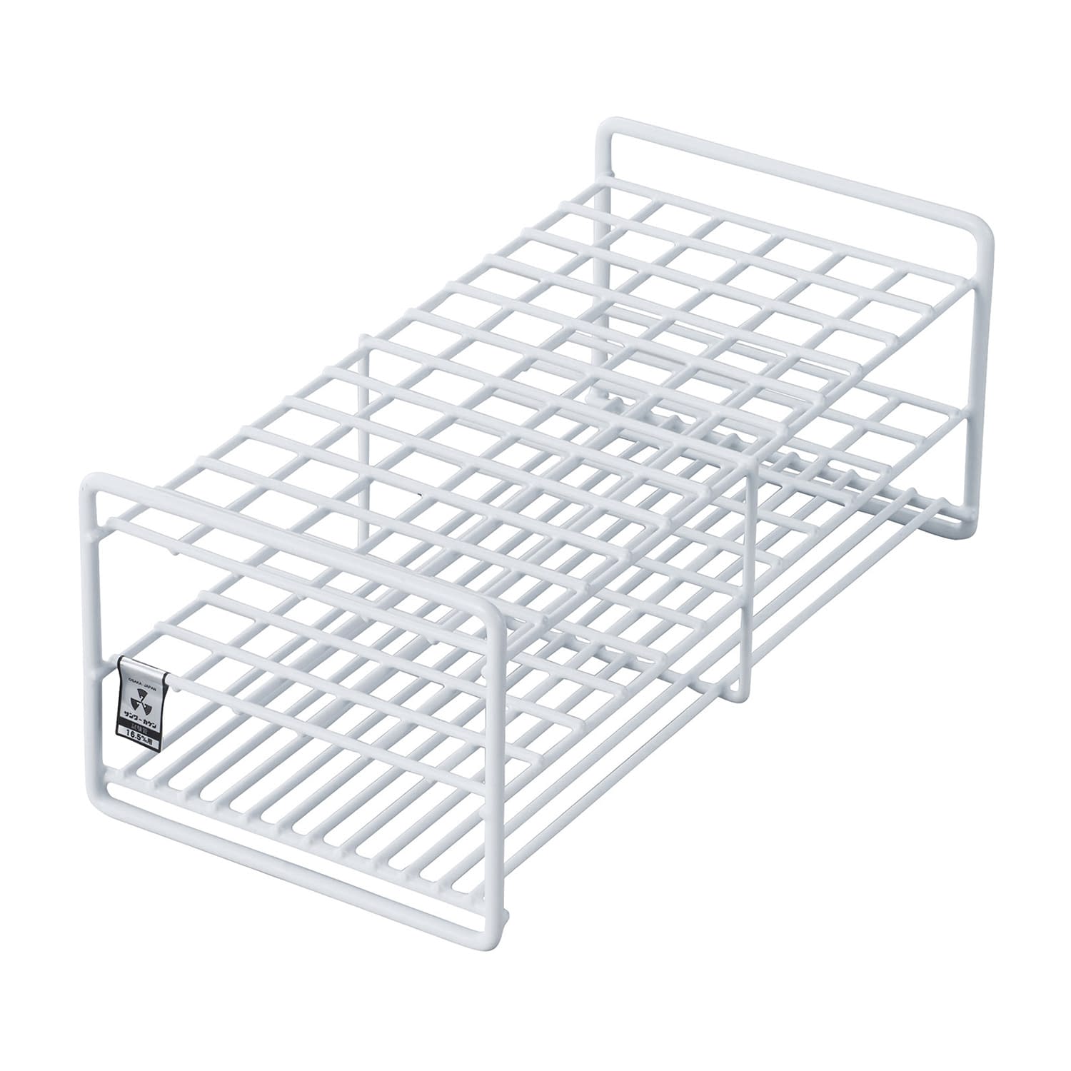 試験管立(16.5mm用)72本立 φ16.5mm用×72本立 10-2850-12 三和化研工業 SC16.5-72(6X12)75MM