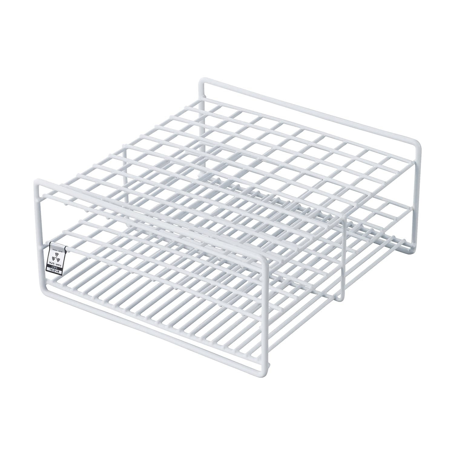 試験管立(16．5mm用)100本立 φ16.5mm用×100本立 10-2850-05 三和化研工業 SC16.5-100(10X10)75