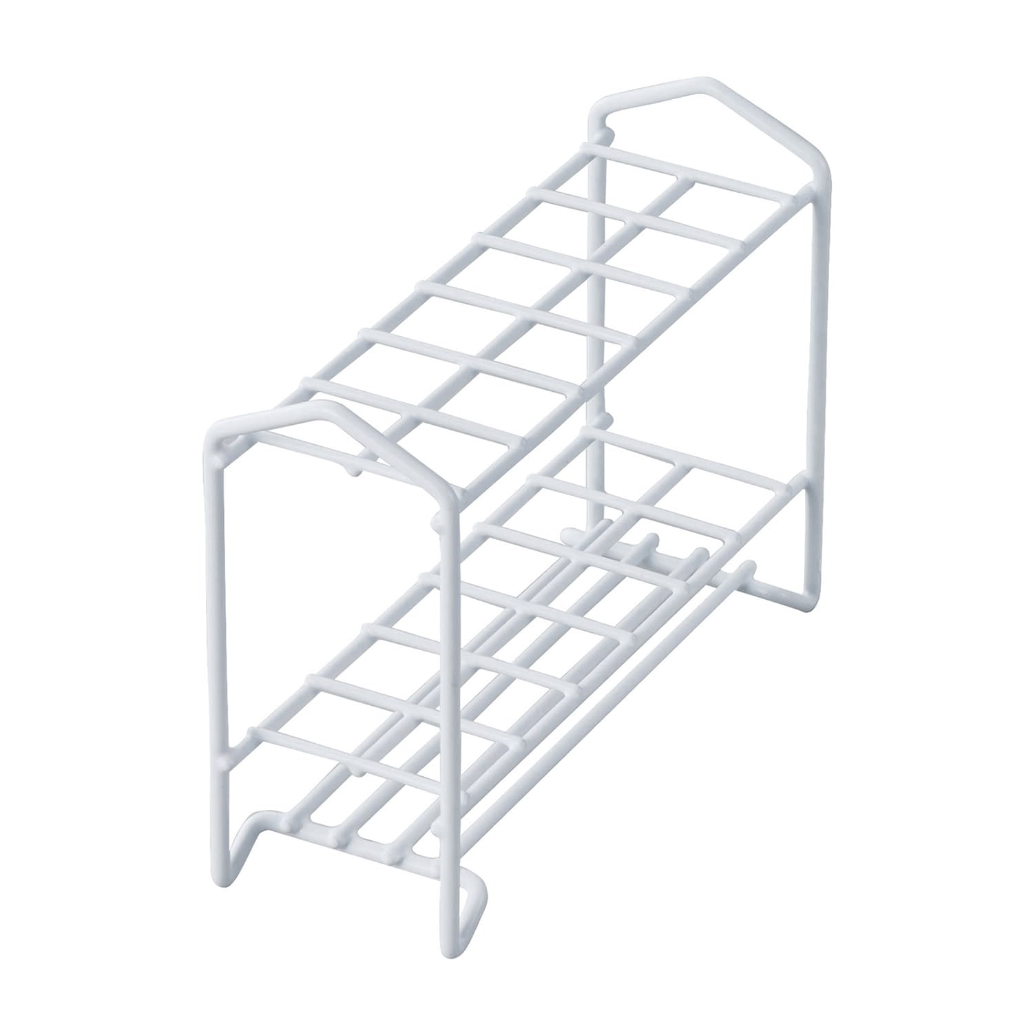 試験管立(18mm用)12本立 φ18mm用×12本立 10-2850-06 三和化研工業 SC18-12(2X6)90MM