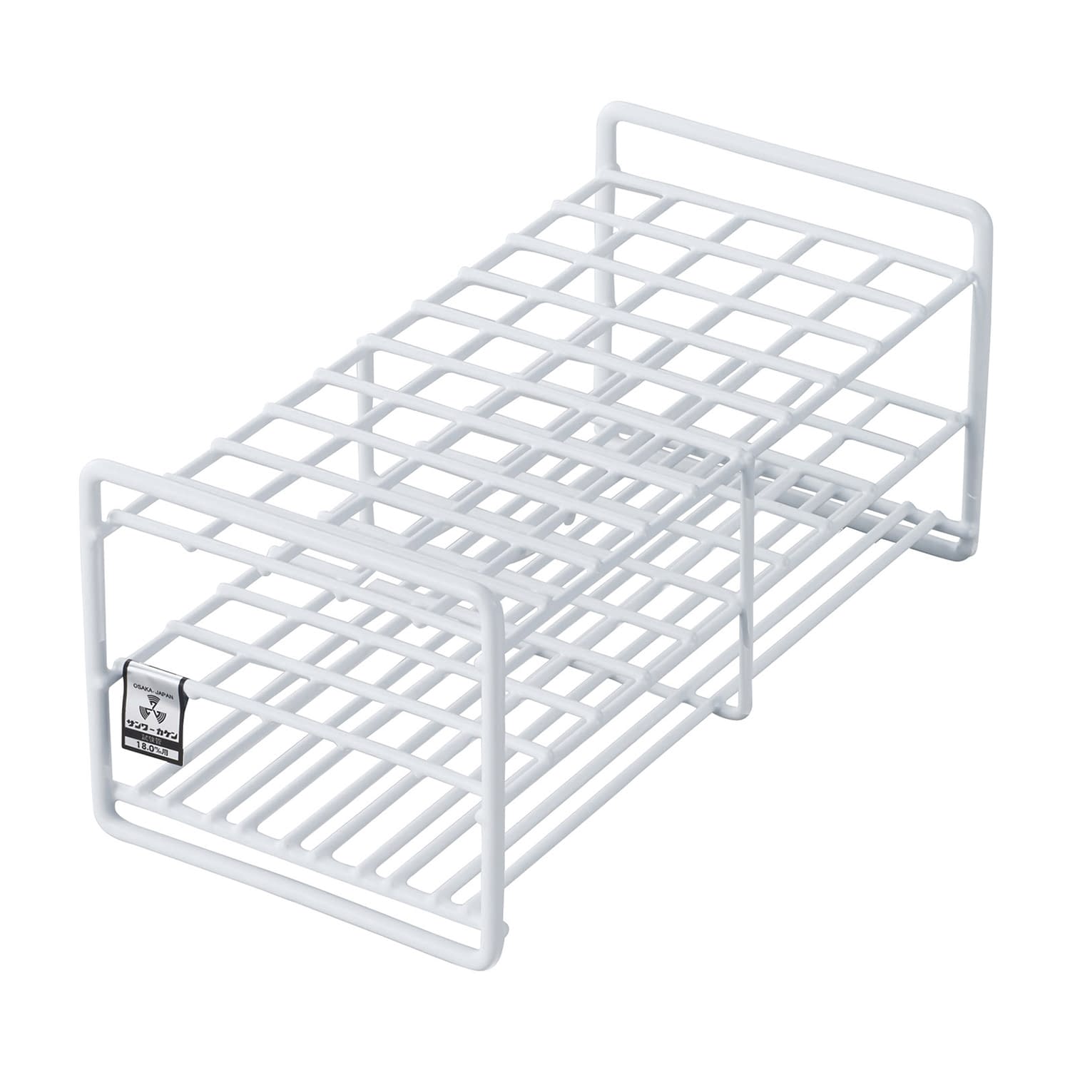 試験管立(18mm用)50本立 φ18mm用×50本立 10-2850-08 三和化研工業 SC18-50(5X10)75MM