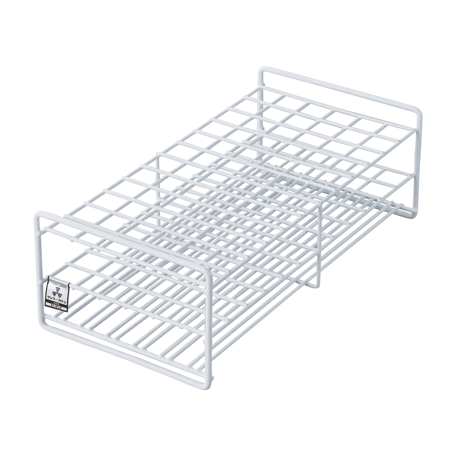 試験管立(21mm用)72本立 φ21mm用×72本立 10-2850-13 三和化研工業 SC21-72(6X12)75MM