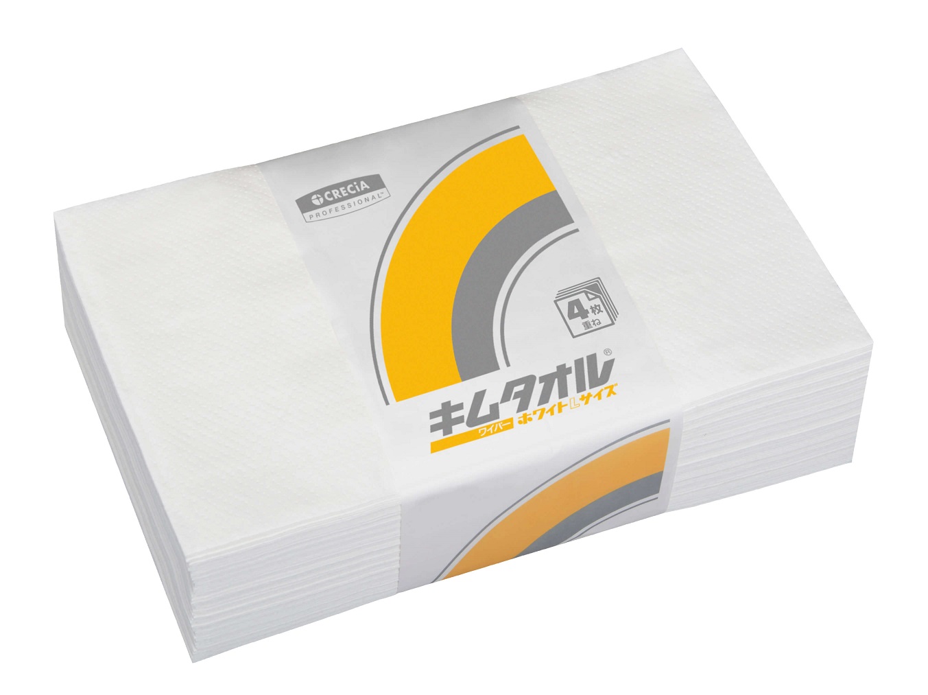 キムタオルホワイト(Lサイズ) Lサイズ 紙ワイパー 07-3260-01 キムタオル 61101(50マイX12タバ)