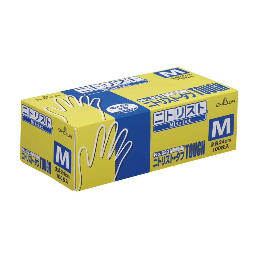 ニトリスト・タフ(ブルー) 24-8763-0003 M ショーワグローブ NO.883(100マイイリ)