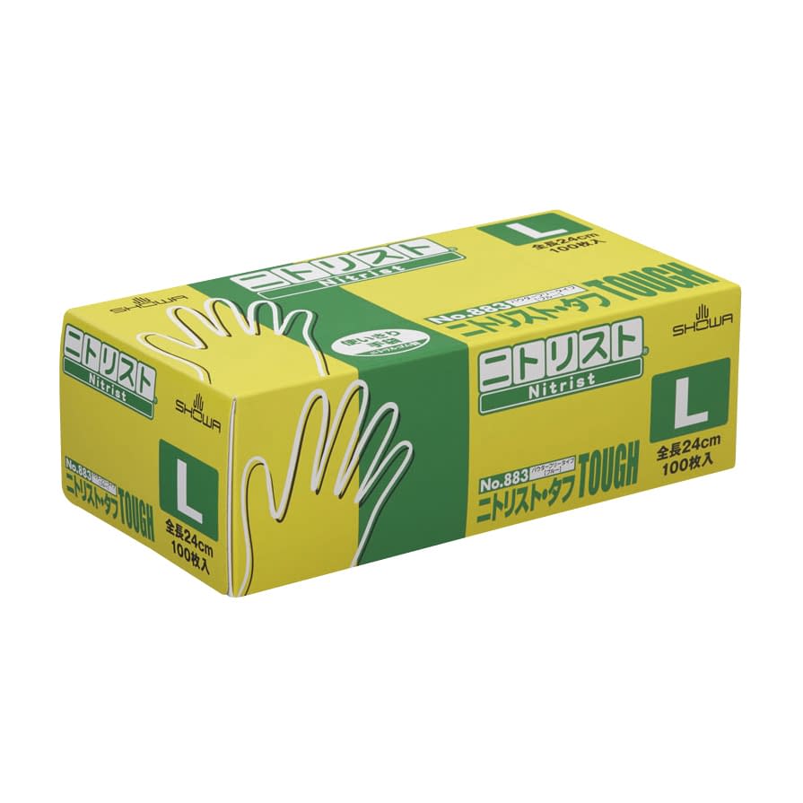 ニトリスト・タフ(ブルー) 24-8763-0004 L ショーワグローブ NO.883(100マイイリ)