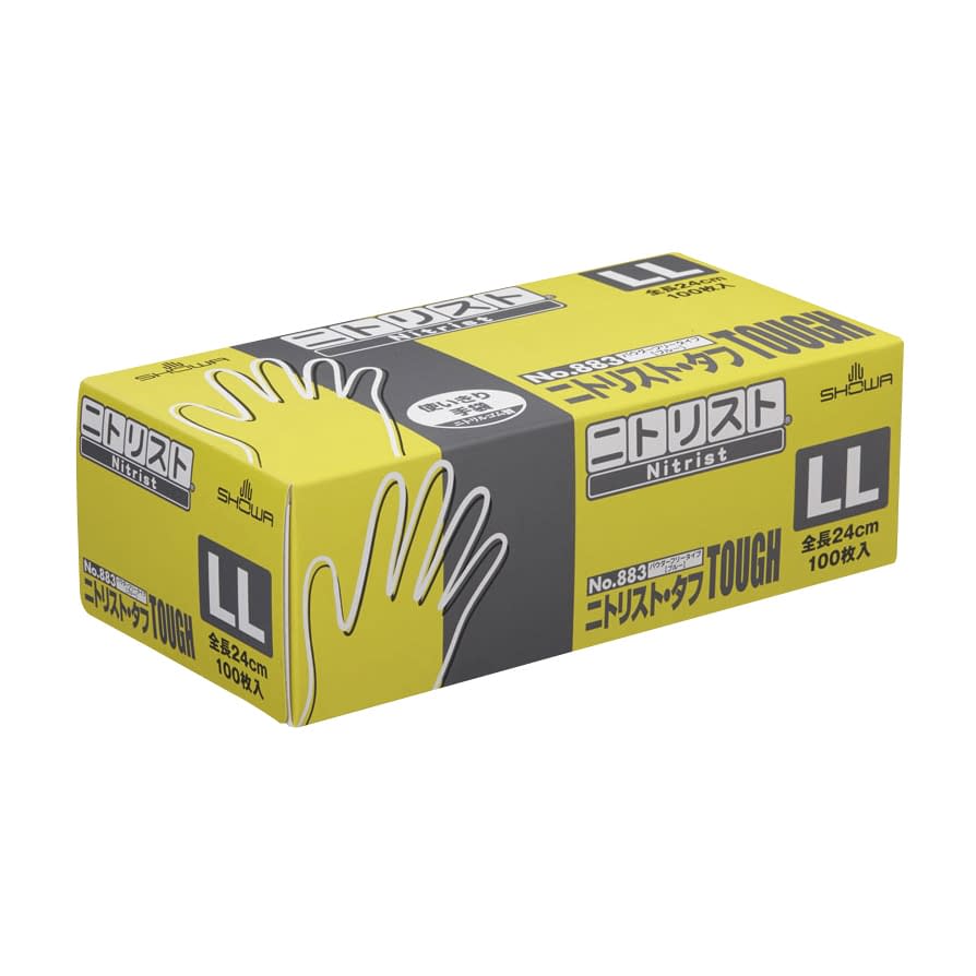 ニトリスト・タフ(ブルー) 24-8763-0005 LL ショーワグローブ NO.883(100マイイリ)