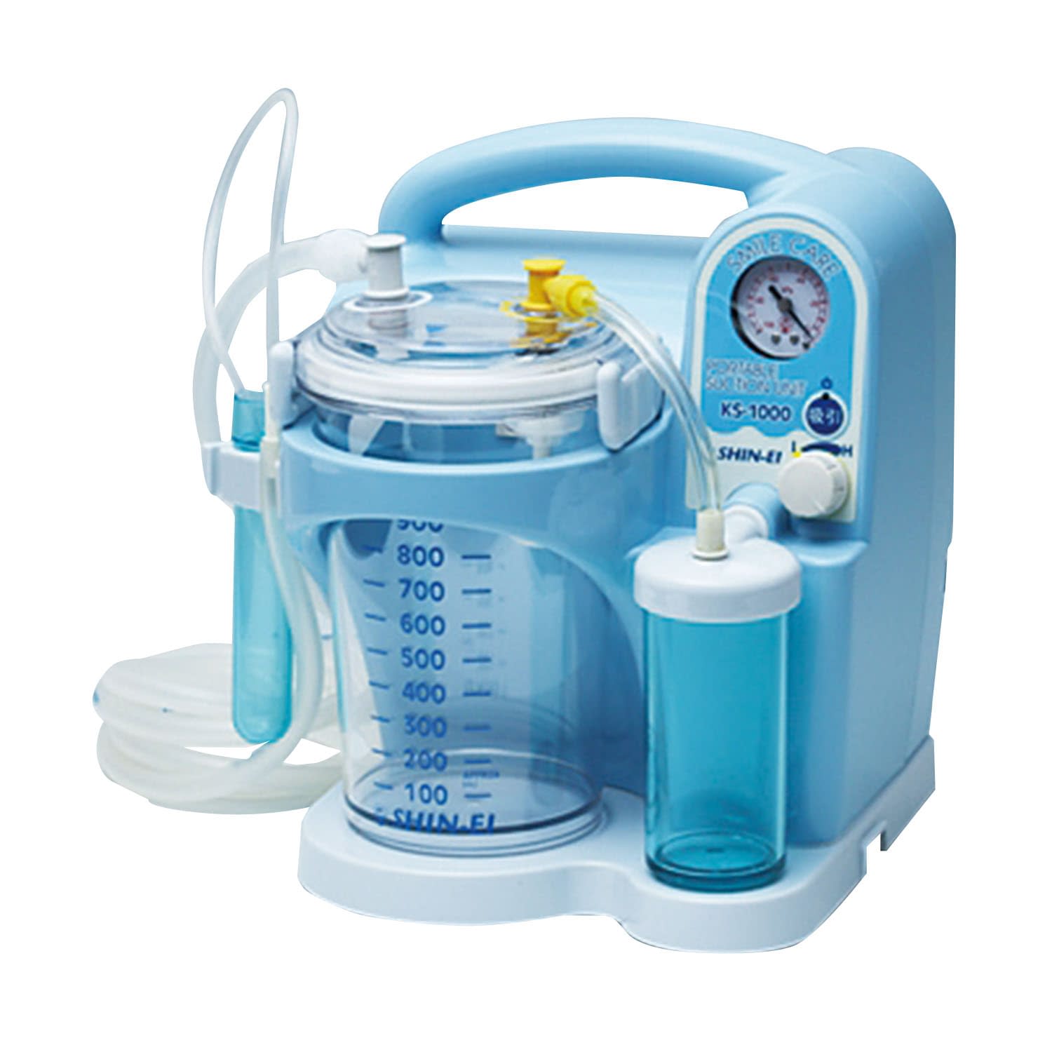 小型吸引器スマイルケアC(充電機能付 24-2277-01 新鋭工業 KS-1000C