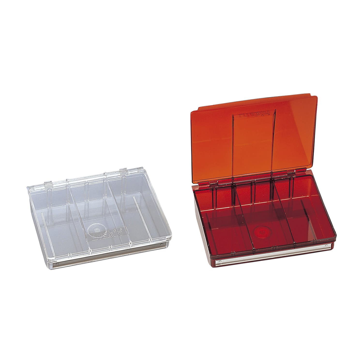 ライトビン(LBC用)フタ付 LBC用 08-2090-0001 透明 日本ファイリング シキリバン2マイツキ