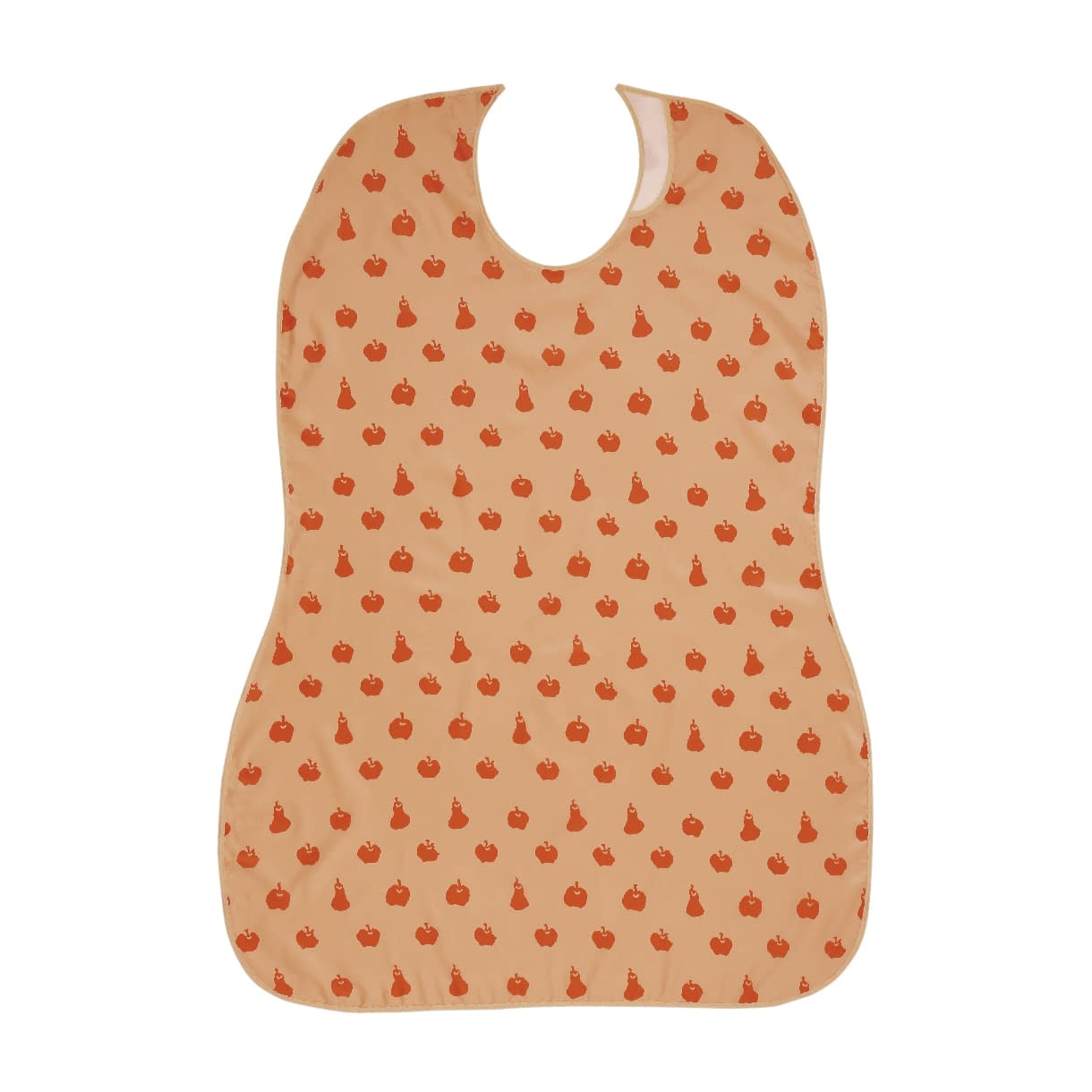 長持ちする大きなお食事エプロン 食事用エプロン 24-2415-0006 オレンジ フットマーク 403720