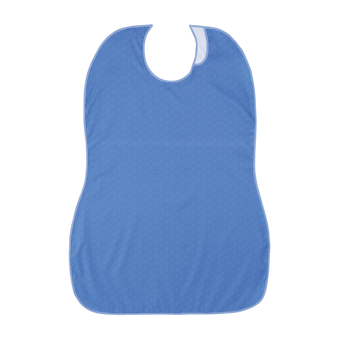 長持ちする大きなお食事エプロン 食事用エプロン 24-2415-0014 藍 フットマーク 403720