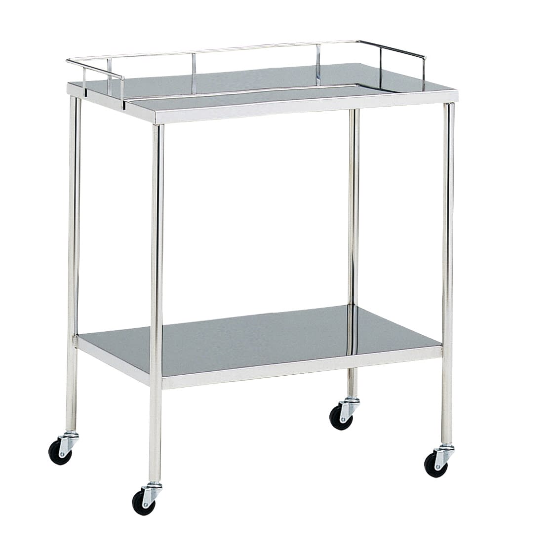 マツヨシ器械台 手摺付(φ50mm) カート 01-2265-02 MATSUYOSHI MY-1010A(900X450X800