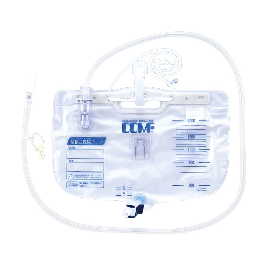 コンファ閉鎖式採尿バッグ(ショート) 24-2594-00 COMF 800025013(2000ML10マイ