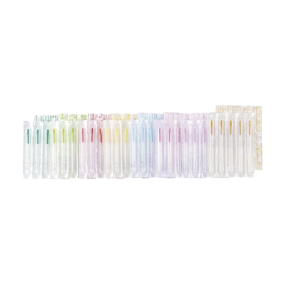 鍼灸用品　未使用 セイリン鍼JSP(No．1) No.1レッド 鍼灸鍼 24-9350-04 カナケン 30MM