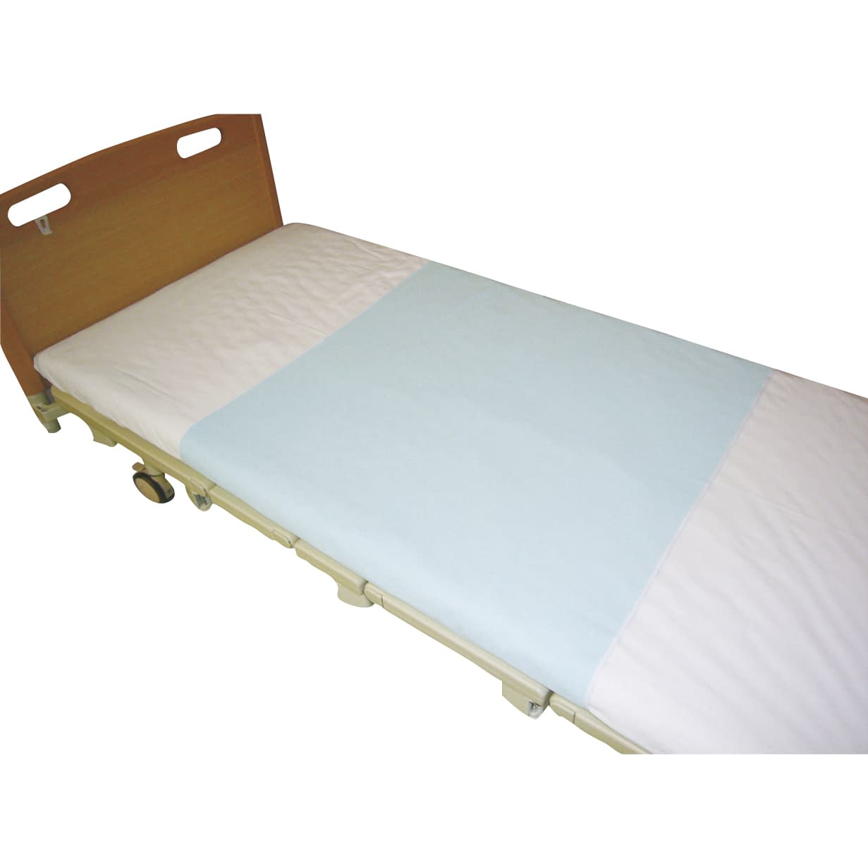 スムース防水シーツ 介護用シーツ 24-2197-00 ファーストレイト FR-660(サックス)