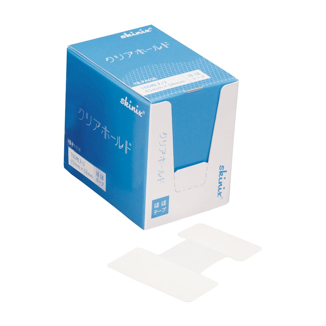クリアホールド(ほほテープ) 経鼻チューブ固定テープ 24-2654-01 skinix YB-P4458(100マイ)