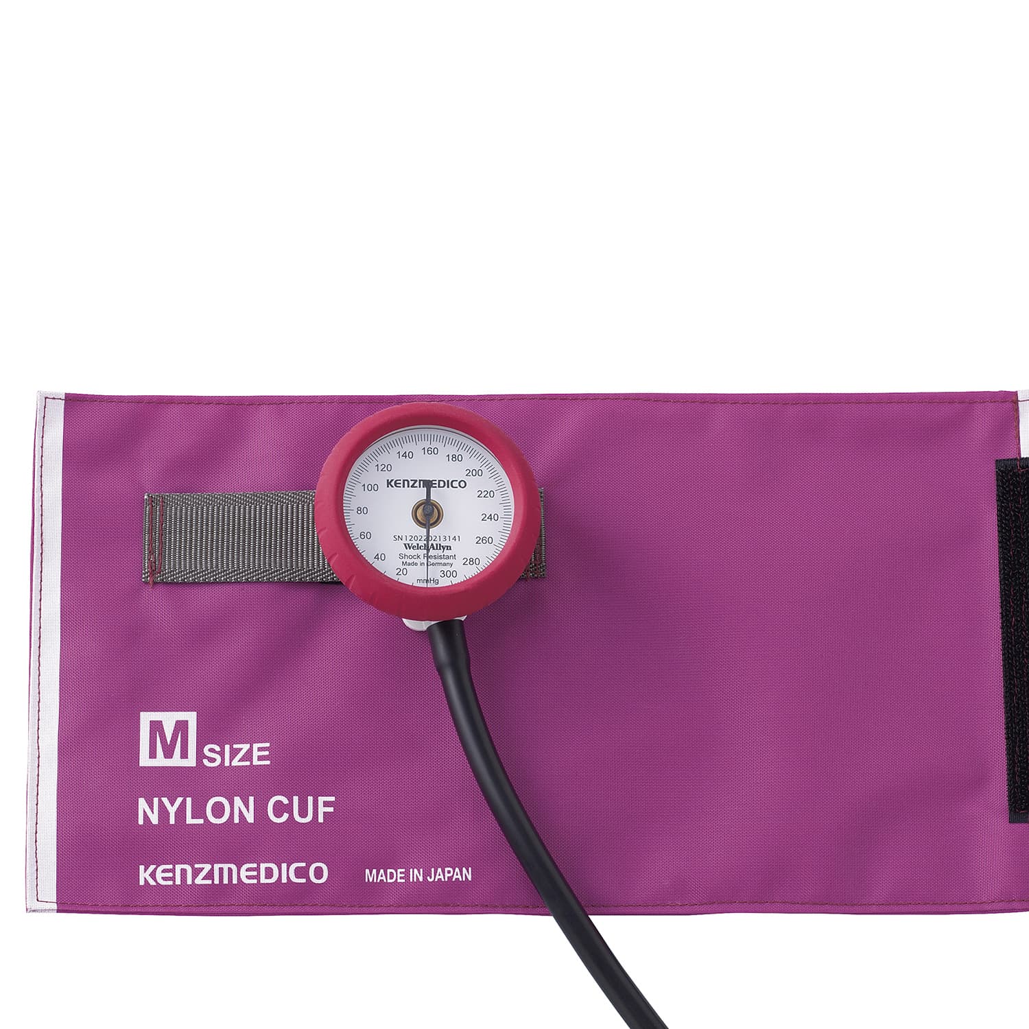 アネロイド血圧計No．555標準カフ 24-8906-03 ケンツメディコ 0555B024(マゼンタ)