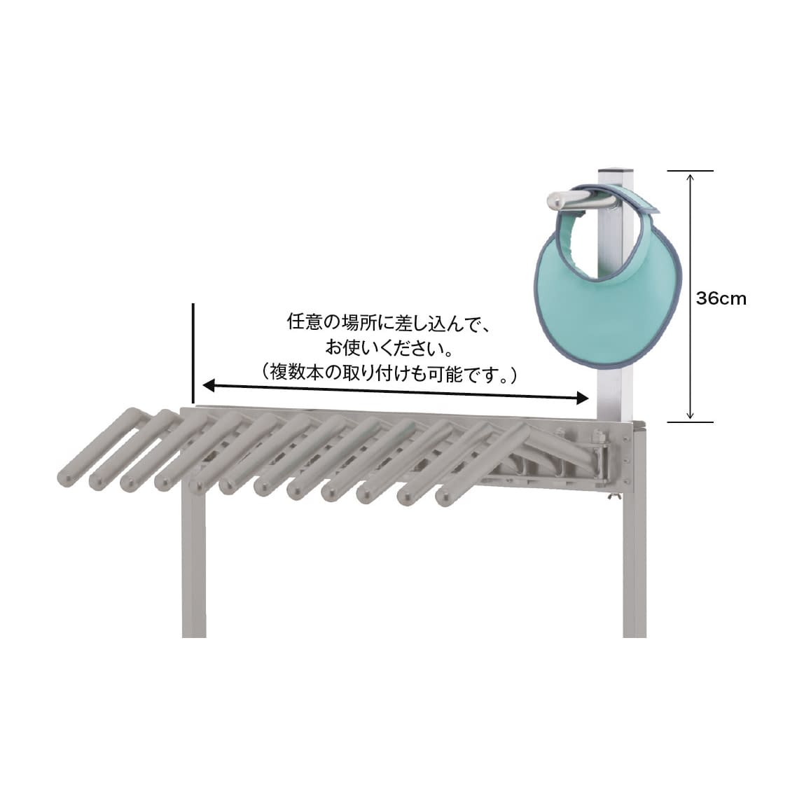 ネックガードハンガー(3枚程度掛) 3枚程度掛 25-2131-00 マエダ HL-NGH1