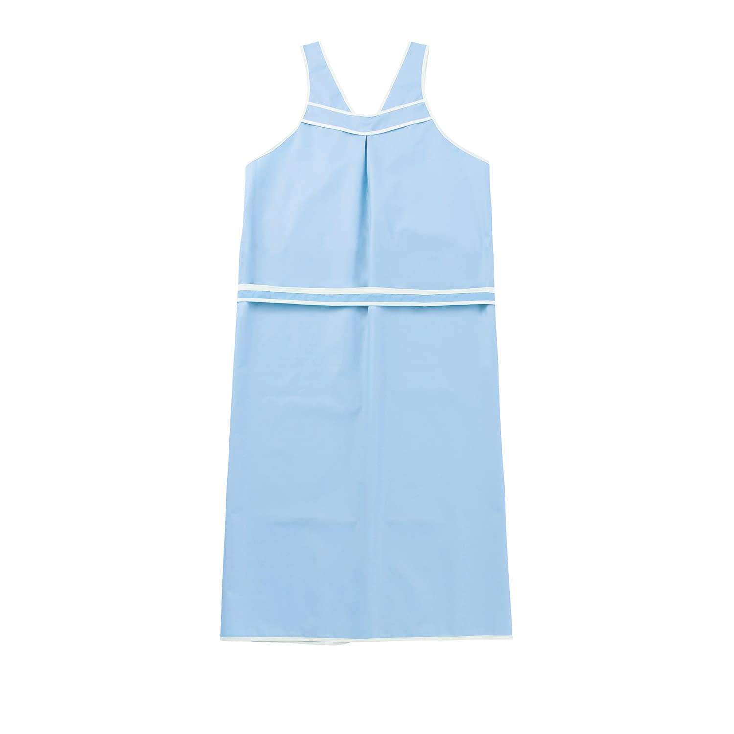 入浴ケアか～るいエプロンII M 入浴介助用エプロン 24-3095-0002 ターコイズブルー 日本エンゼル 6018(M)