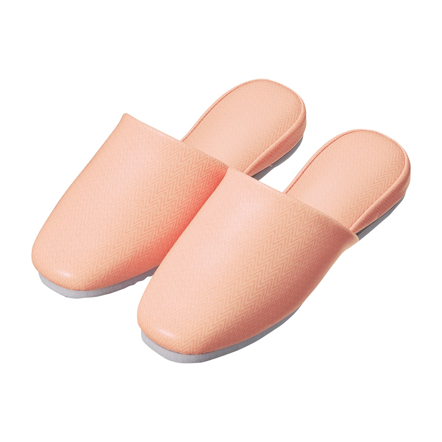 スリッパ(ヘリンボン)大人用 大人用 24-3026-0301 ピンク 日紅商事 NA1003(20ソクイリ)