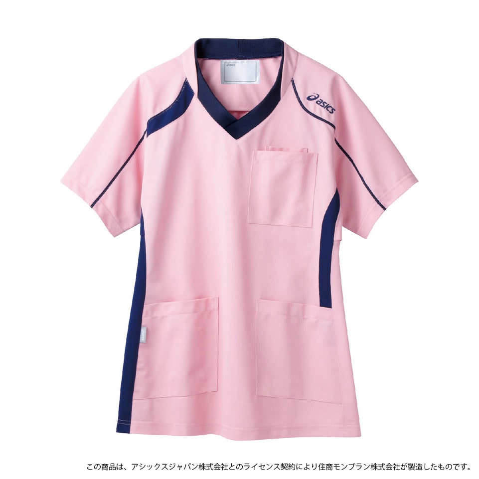 アシックス ジャケット(男女兼用) 24-6512-0101 S 住商モンブラン CHM301(コスモスピンクXネイビ