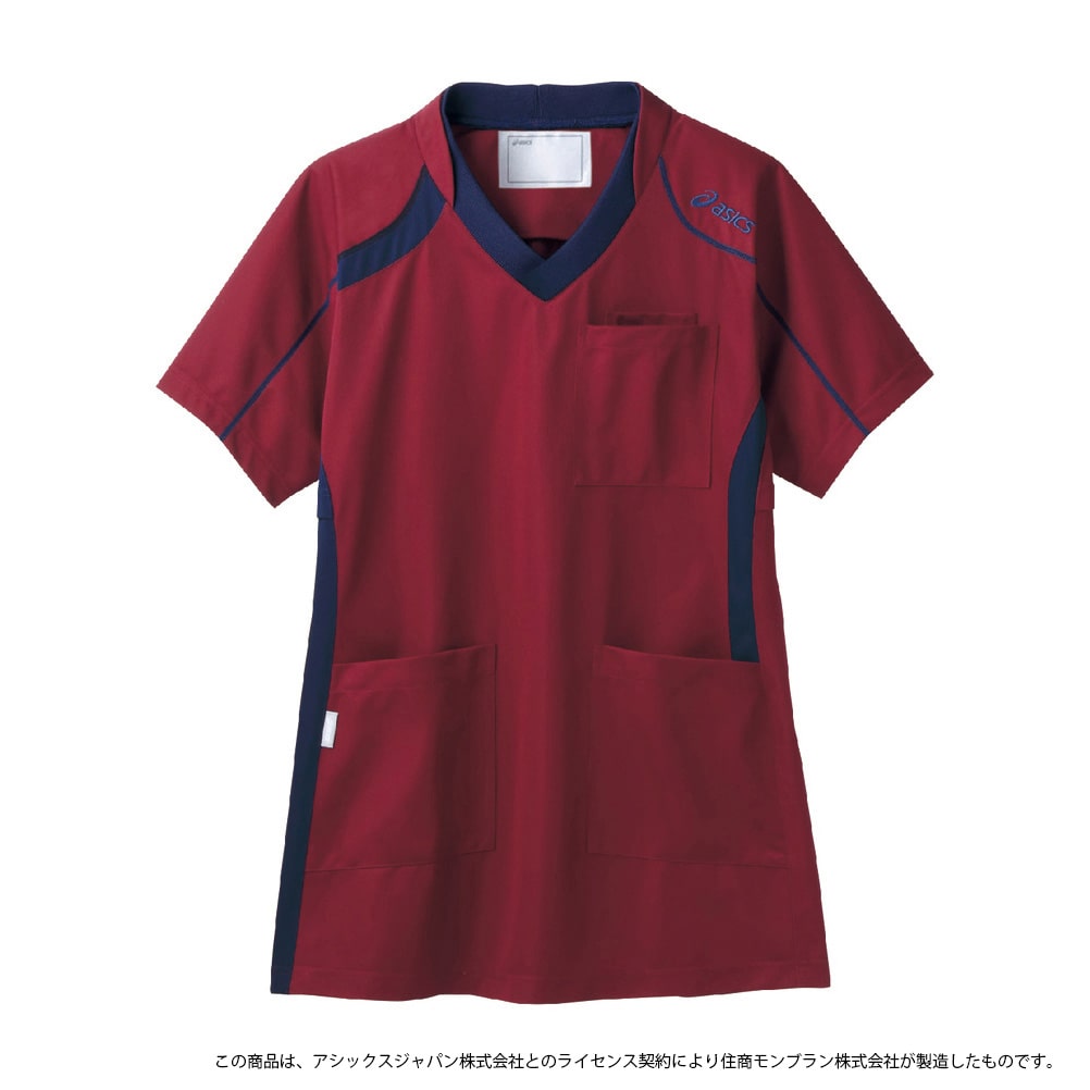 アシックス ジャケット(男女兼用) 24-6512-0401 S 住商モンブラン CHM301(ワインXネイビー)