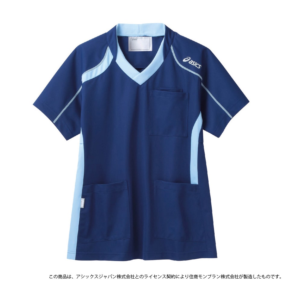 アシックス ジャケット(男女兼用) 24-6512-0501 S 住商モンブラン CHM301(ダークXペールブルー