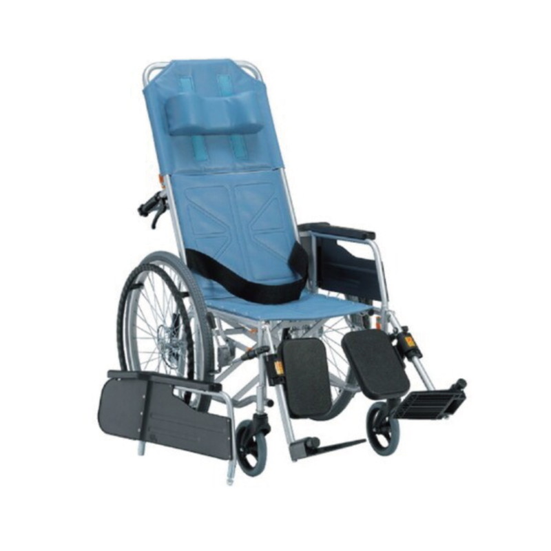 リクライニング車いす(自走・スチール 自走用 25-7607-00 松永製作所