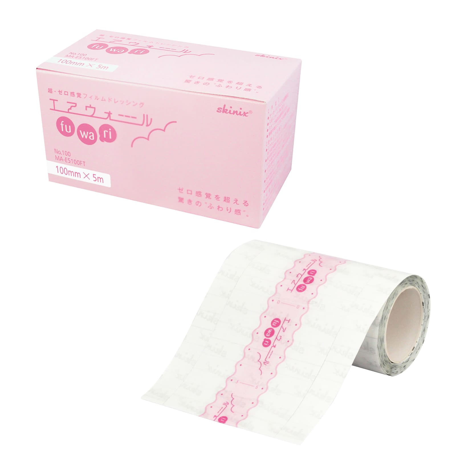 エアウォールふわりNo．100 No.100 ドレッシング材 24-4442-01 skinix MA-E5100FT(100MMX5M)