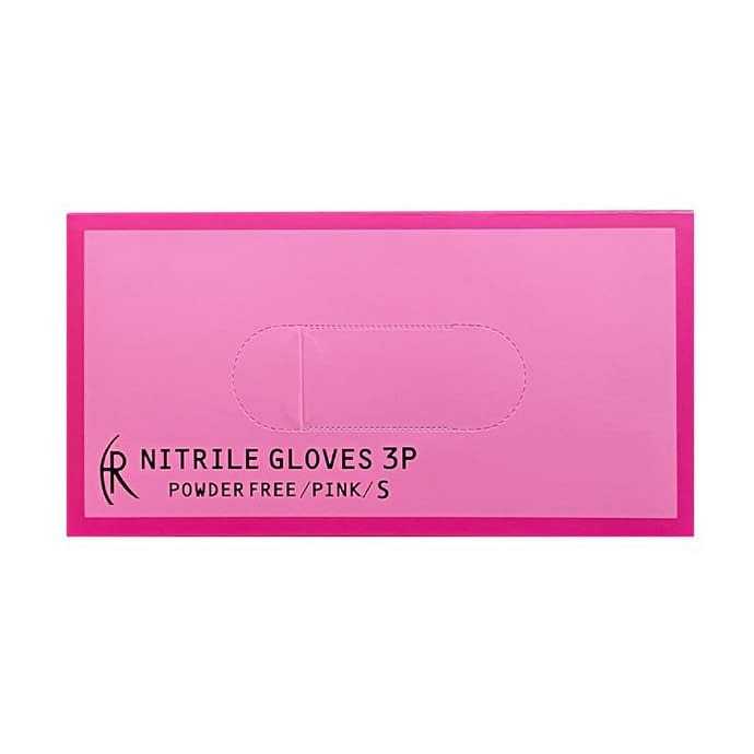 ニトリルグローブ3P(ピンク) 24-4397-01 ファーストレイト FR-5666(S)200マイイリ