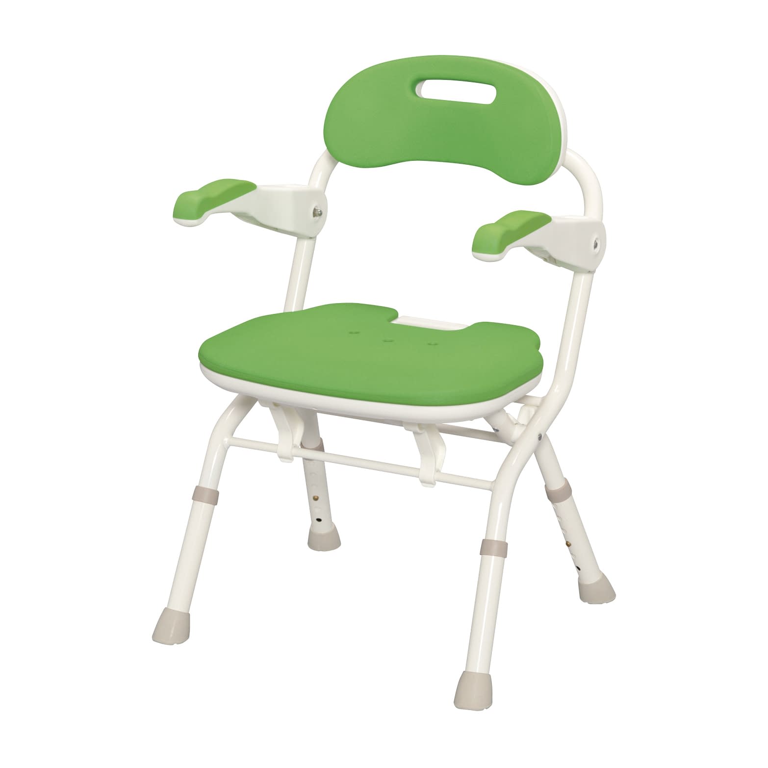 折りたたみシャワーベンチFSフィット 24-6644-02 アロン化成 536-058(グリーン)