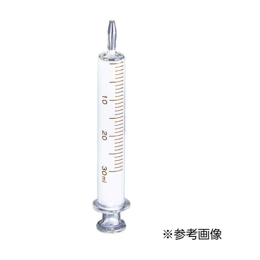硝子浣腸器(白硬) 注射筒(ガラス) 07-2359-00 00016(20ML)10イリ