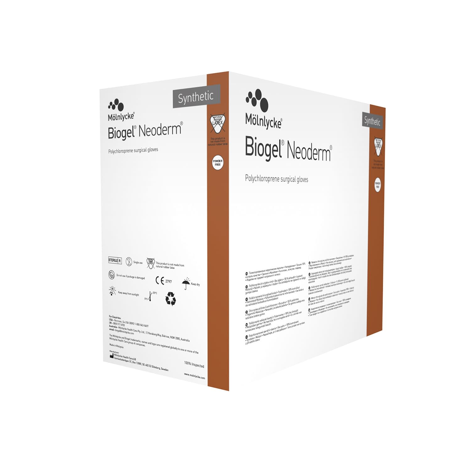 バイオジェル ネオダーム 手術用手袋 24-4556-04 メンリッケヘルスケア 42970(7.0)50ソウイリ