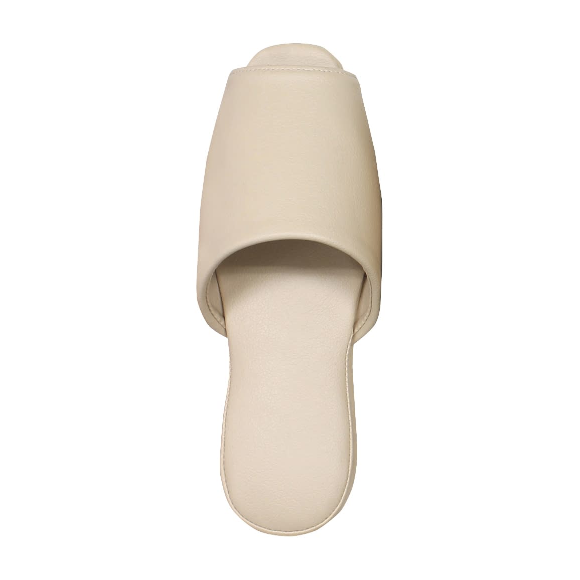 スリッパ(無地・前開き) 25-2824-0001 ベージュ 日紅商事 ST-601(20ソクイリ)