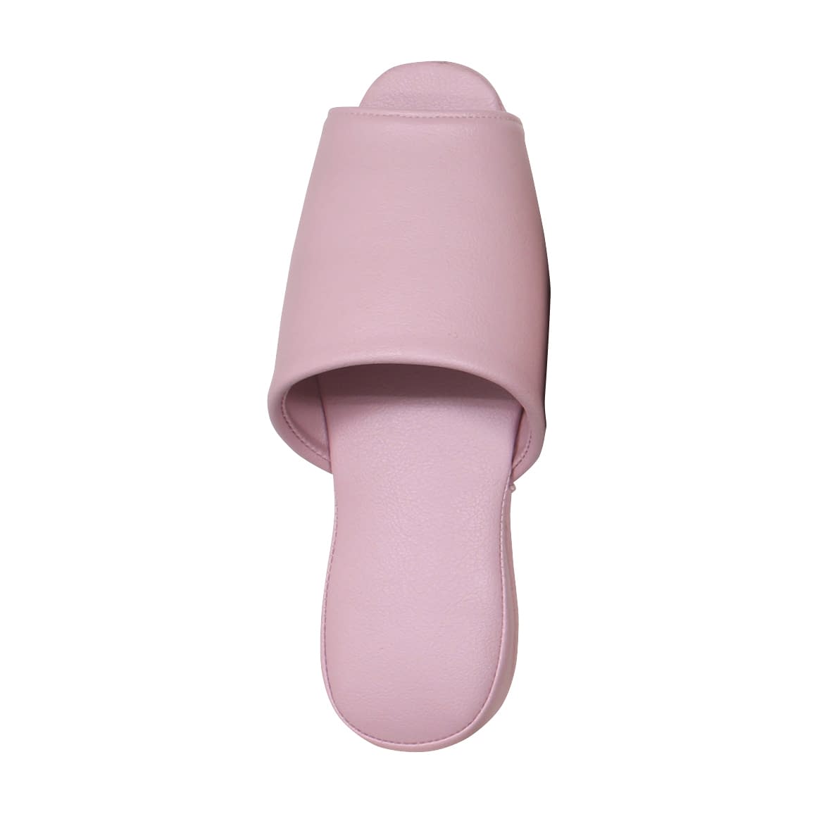 スリッパ(無地・前開き) 25-2824-0002 ピンク 日紅商事 ST-601(20ソクイリ)