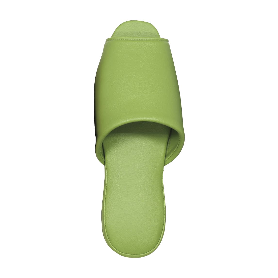 スリッパ(無地・前開き) 25-2824-0005 グリーン 日紅商事 ST-601(20ソクイリ)