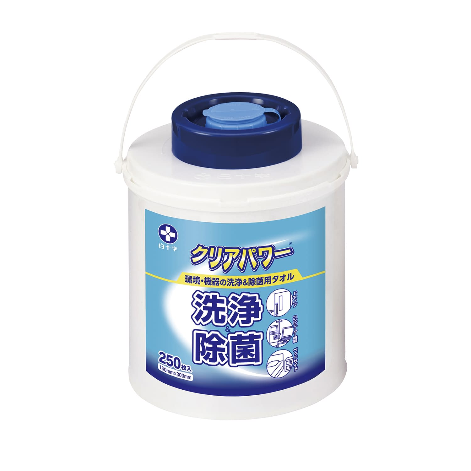 クリアパワー(ケース付) ケース付 24-4822-02 白十字 42770(140X300)250マイ