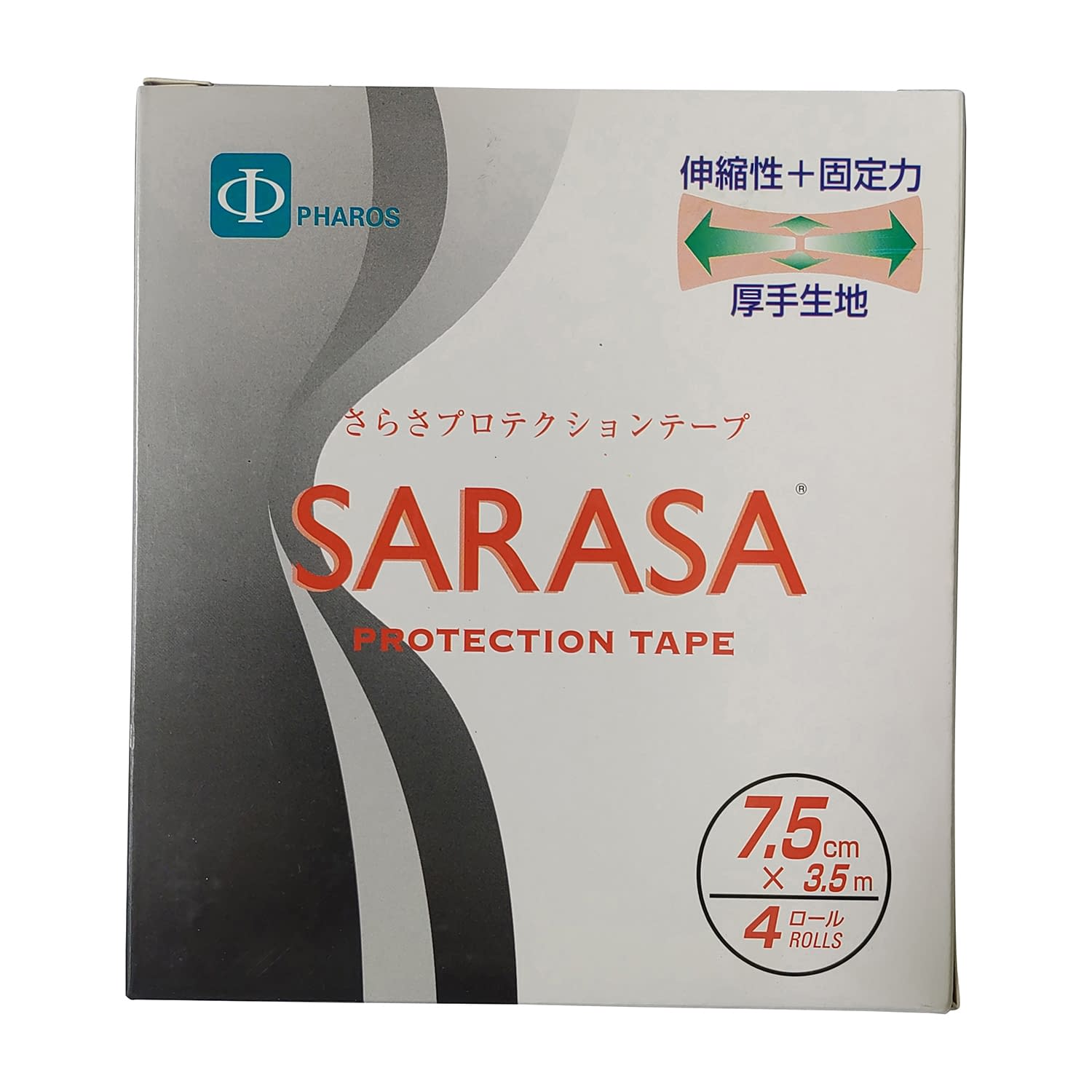 さらさプロテクションテープ 24-4668-03 ファロス PT750(7.5CMX3.5M)4カン
