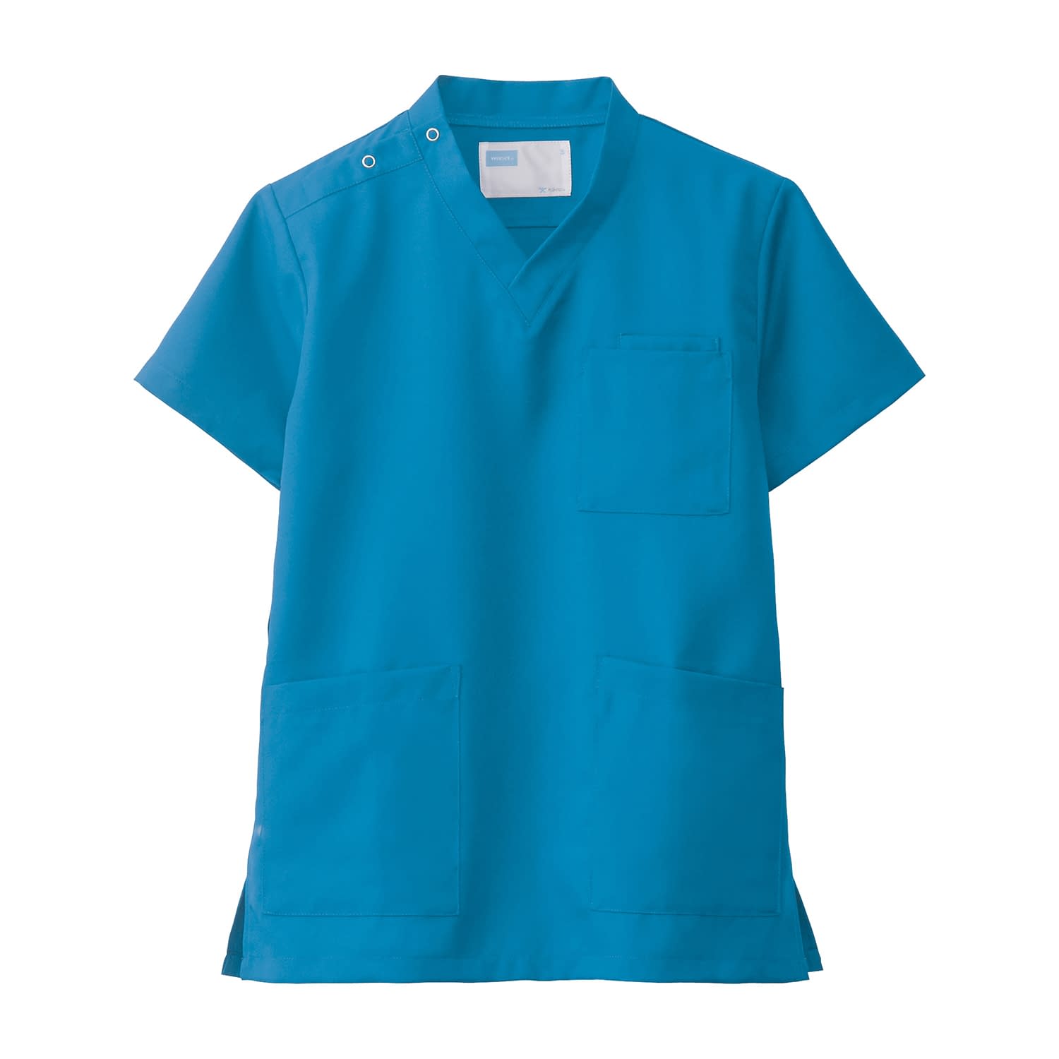 男女兼用スクラブ 24-7007-0002 ターコイズブルー 自重堂 WH11485(SS)