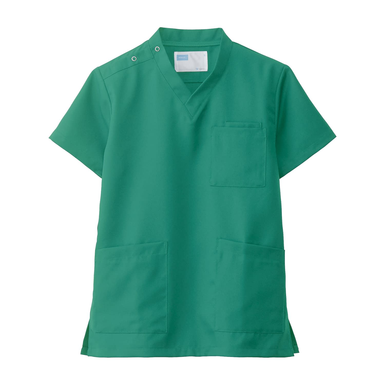 男女兼用スクラブ 24-7007-0305 エメラルドグリーン 自重堂 WH11485(L)