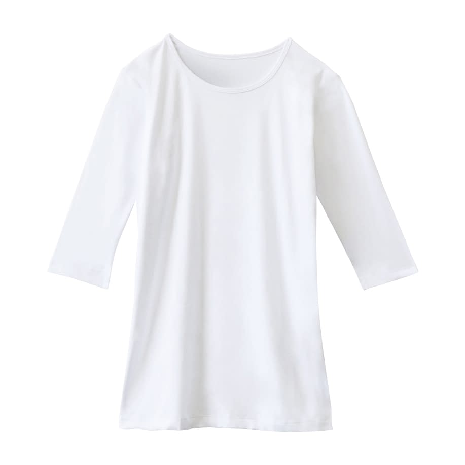 七分袖インナーTシャツ WH90029(S)WH90029(S)ブラック(24-8127-01-02)【自重堂】(販売単位:1)