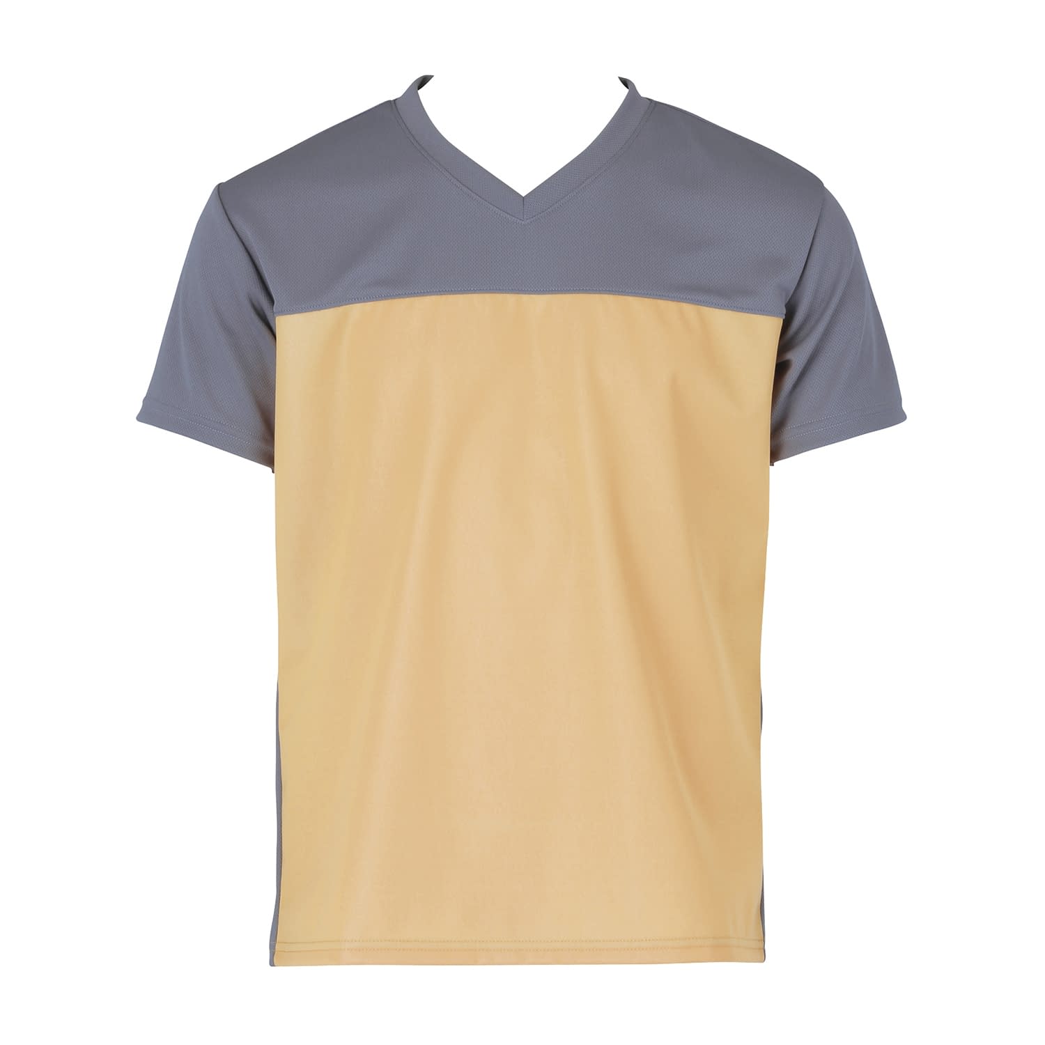 入浴介護Tシャツ L 24-4897-0104 オレンジ フットマーク 403340(L)