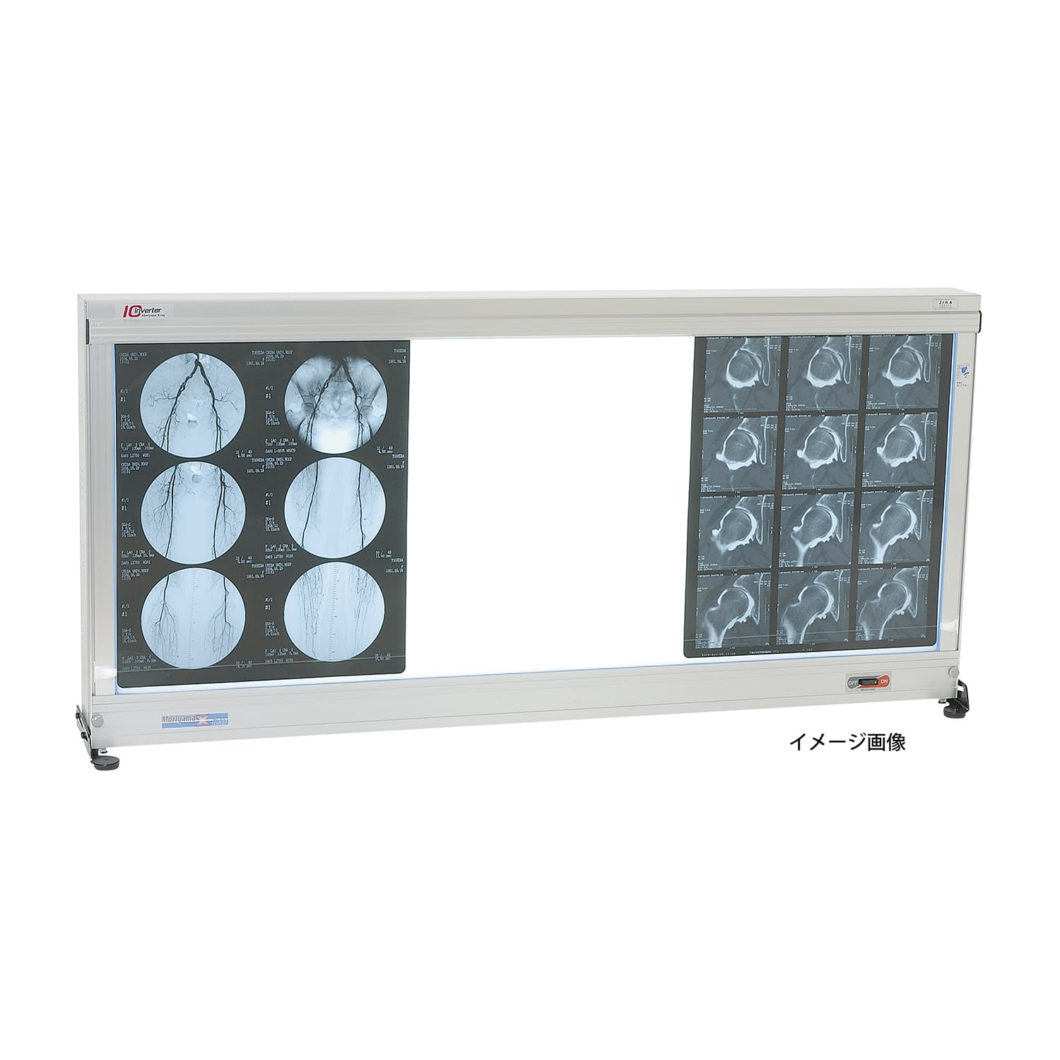 ICインバータシャウカステン卓上壁掛 半切判1枚掛 24-4975-00 森山X線