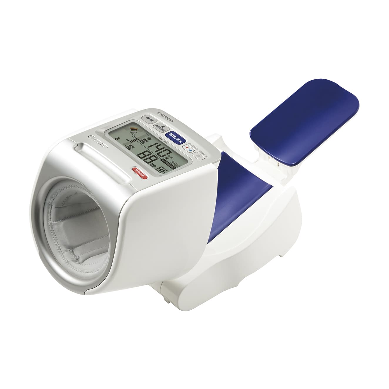 動作確認済みオムロン デジタル自動血圧計 スポットアーム - 救急/衛生用品