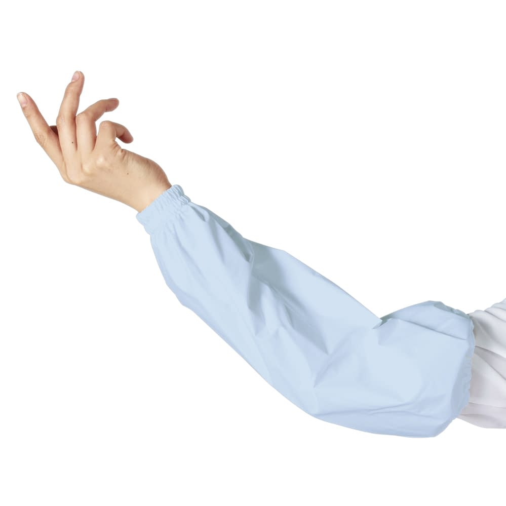 センシアアームカバー 透湿タイプ 腕カバー(ディスポ) 24-8787-0002 ブルー ワコウ