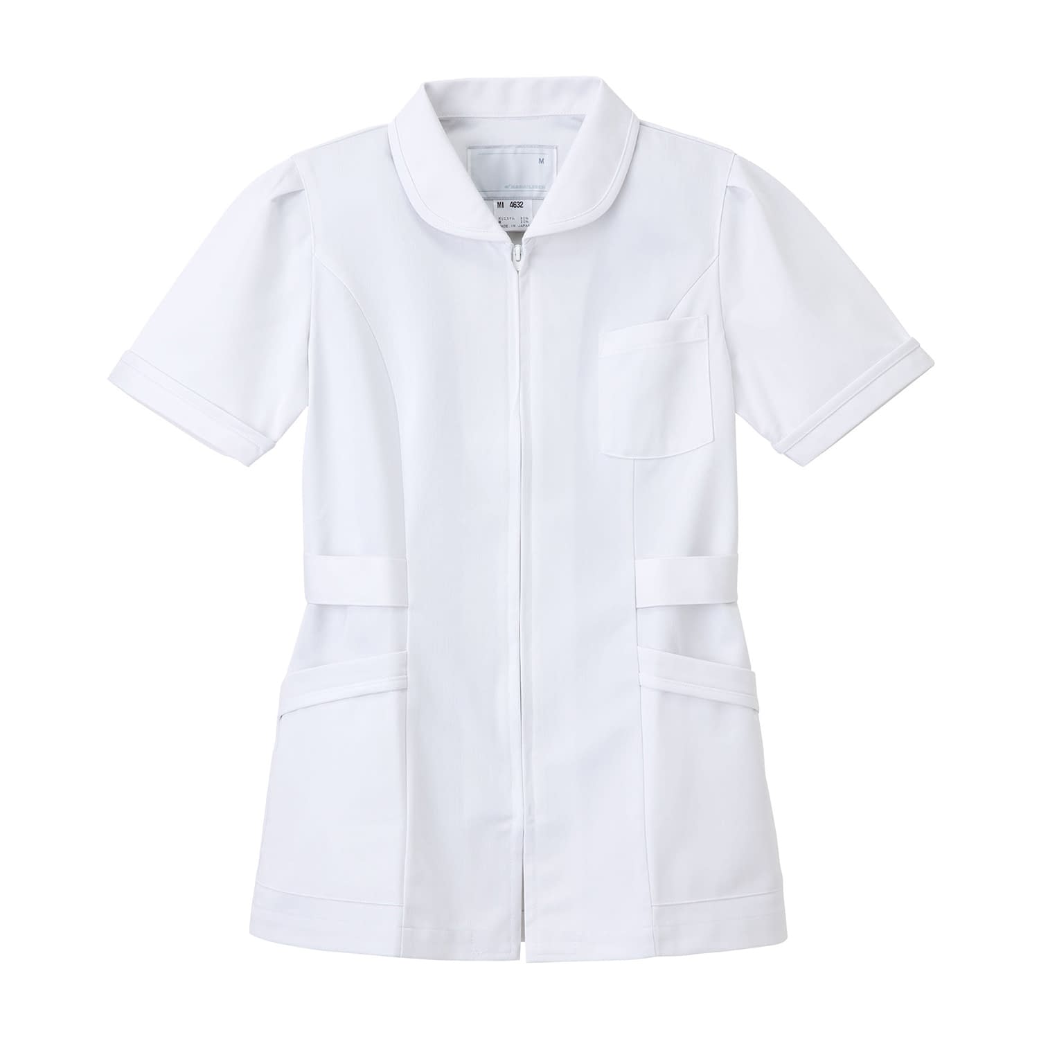 チュニック 24-8130-0001 ホワイト ナガイレーベン MI-4632(S)