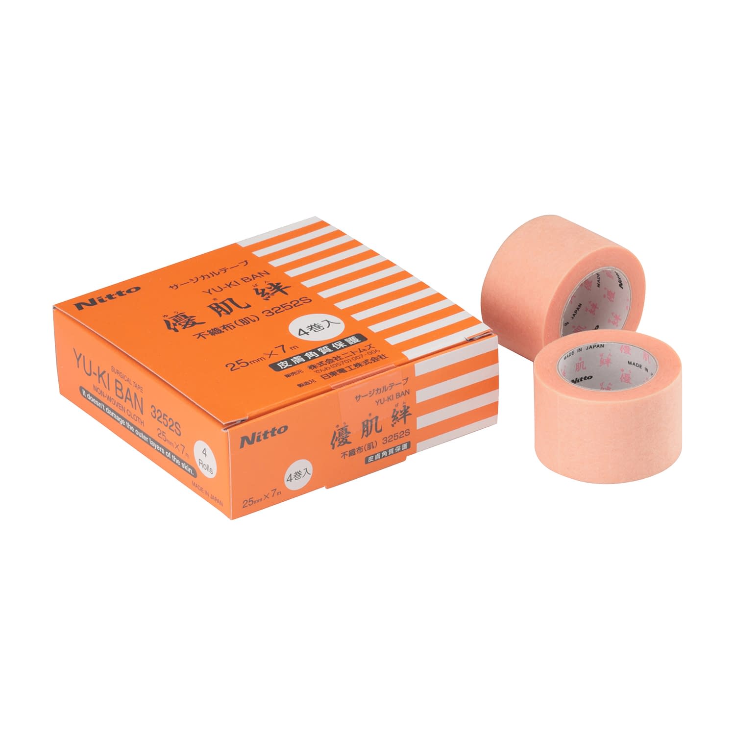 優肌絆 不織布 スモールパック 24-6789-03 ニトムズ 3251S(12MMX7M)8カンイリ