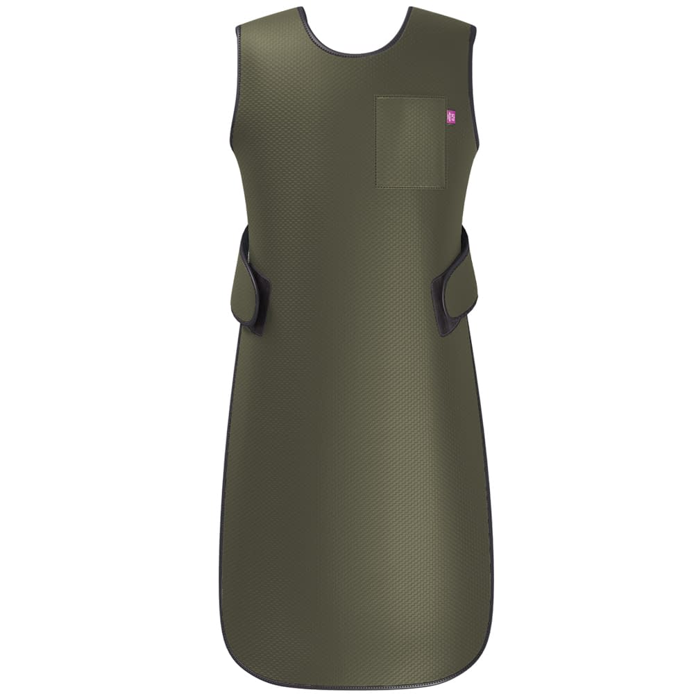 ワンダーライト クールエプロン 24-6250-0006 オリーブ マエダ WMA5-25S