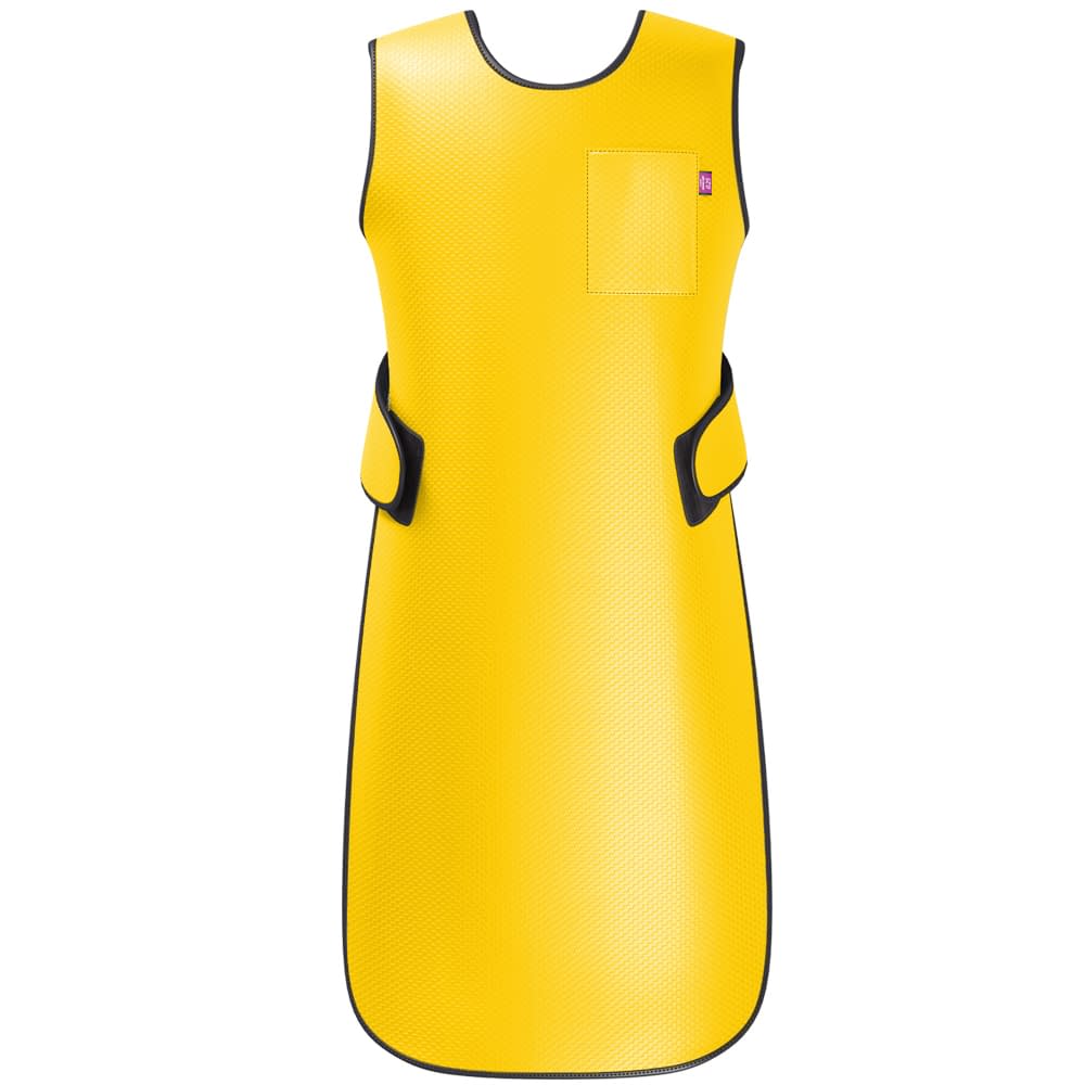 ワンダーライト クールエプロン 24-6250-0008 イエロー マエダ WMA5-25S
