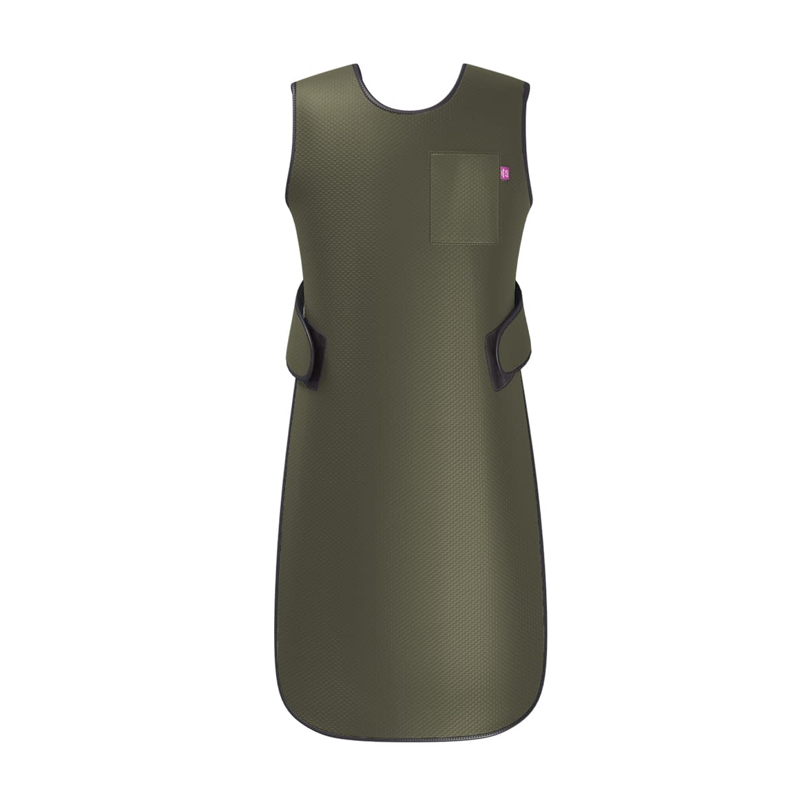 ワンダーライト クールエプロン 24-6250-1106 オリーブ マエダ WMA5-35M